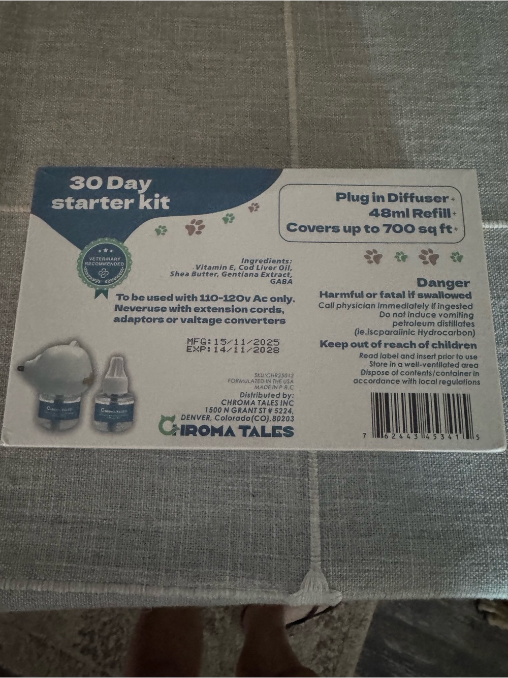 Advanced Dog Calming Diffuser Kit - White - Picture 2 of 2
